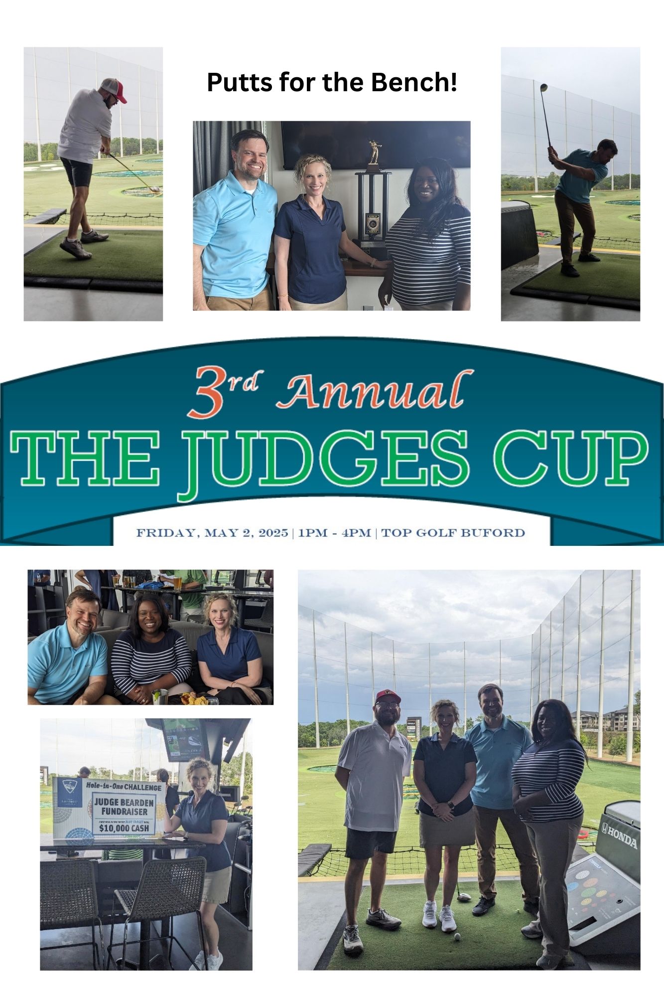 Scoggins Law Group, LLC Attends 3rd Annual Judge’s Cup at Top Golf